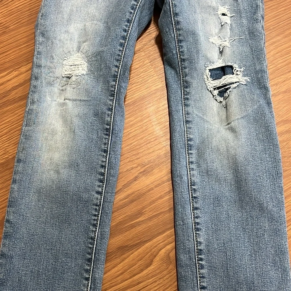 Boys Old Navy Karate Indigo Vintage Work Jeans Size 8